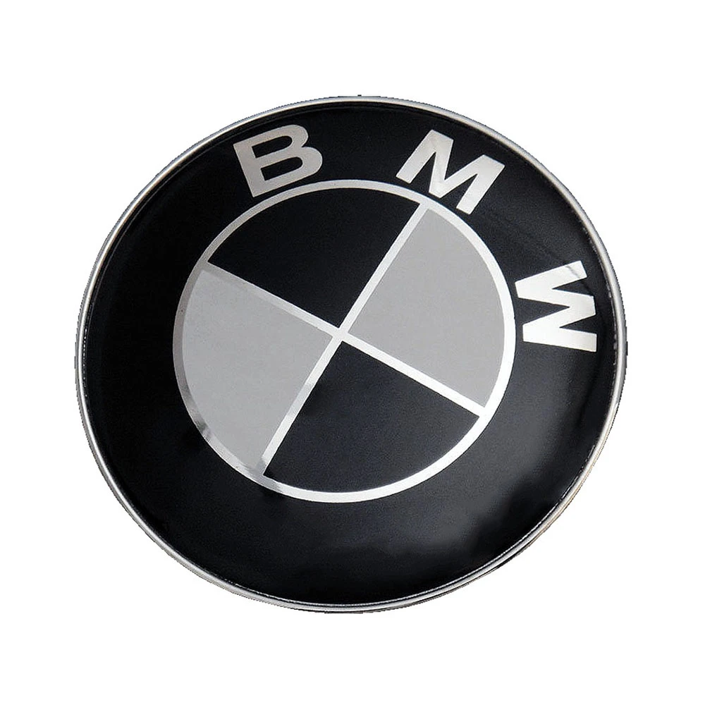Σήμα καπό BMW 78mm μαύρο 1τμχ Σήμα καπό BMW 78mm μαύρο 1τμχ
