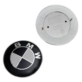 Σήμα καπό BMW 78mm μαύρο 1τμχ Σήμα καπό BMW 78mm μαύρο 1τμχ