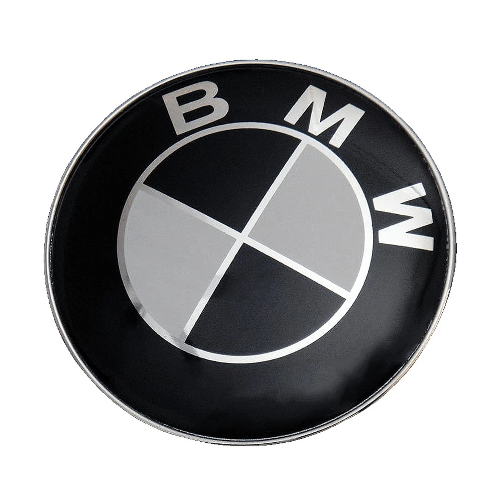 Σήμα καπό BMW 82mm μαύρο 1τμχ Σήμα καπό BMW 82mm μαύρο 1τμχ