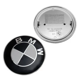 Σήμα καπό BMW 82mm μαύρο 1τμχ Σήμα καπό BMW 82mm μαύρο 1τμχ