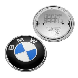Σήμα καπό BMW 78mm μπλε 1τμχ Σήμα καπό BMW 78mm μπλε 1τμχ