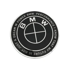 Σήμα καπό BMW 74mm M Performance 50th anniversary Total Black 1τμχ Σήμα καπό BMW 74mm M Performance 50th anniversary Total Black 1τμχ