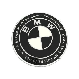 Σήμα καπό BMW 74mm M Performance 50th anniversary Black 1τμχ Σήμα καπό BMW 74mm M Performance 50th anniversary Black 1τμχ