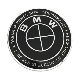 Σήμα καπό BMW 82mm M Performance 50th anniversary Total Black 1τμχ Σήμα καπό BMW 82mm M Performance 50th anniversary Total Black 1τμχ
