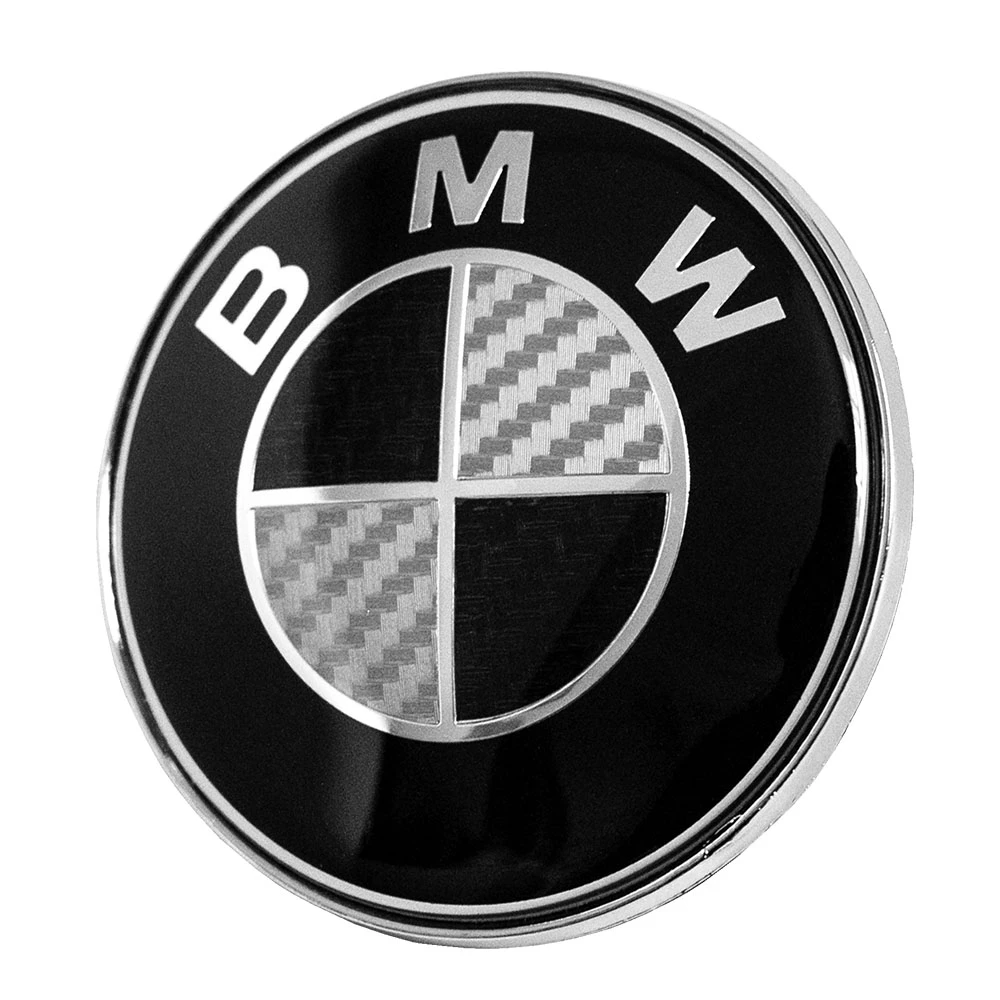 Σήμα καπό BMW 82mm Carbon μαύρο 1τμχ Σήμα καπό BMW 82mm Carbon μαύρο 1τμχ