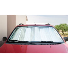 Ηλιοπροστασία εσωτερική παρμπρίζ 135x70cm Cartech LASER με ειδικό ρέλι