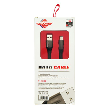 Καλώδιο φόρτισης-δεδομένων WISDOMUP Lightning-iOS SJX-15P 1m 5A