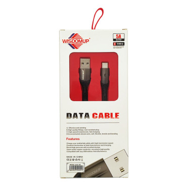 Καλώδιο φόρτισης-δεδομένων WISDOMUP Type-C SJX-15T 1m 5A