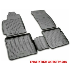 Λαστιχένια μαύρα πατάκια Element 3D για Ssangyong Korando (2011+) 3τμχ Λαστιχένια μαύρα πατάκια Element 3D για Ssangyong Korando (2011+) 3τμχ