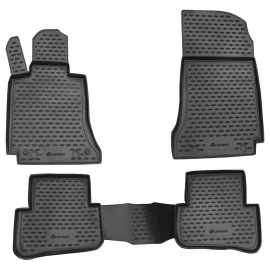 Λαστιχένια μαύρα πατάκια Element 3D για Mercedes W220 S-Class (1998-2005) long base 4τμχ Λαστιχένια μαύρα πατάκια Element 3D για Mercedes W220 S-Class (1998-2005) long base 4τμχ