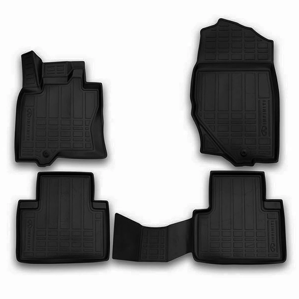 Λαστιχένια μαύρα πατάκια Element 3D για Infiniti QX50 (02/2016+) 4τμχ Λαστιχένια μαύρα πατάκια Element 3D για Infiniti QX50 (02/2016+) 4τμχ