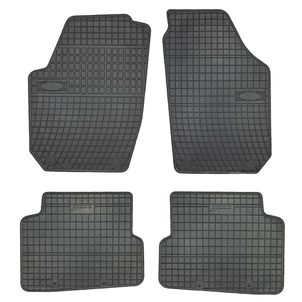 Skoda Fabia II (2007-2014) / Seat Cordoba (2008+) λαστιχένια μαύρα πατάκια Frogum El Toro - 4τμχ Skoda Fabia II (2007-2014) / Seat Cordoba (2008+) λαστιχένια μαύρα πατάκια Frogum El Toro - 4τμχ