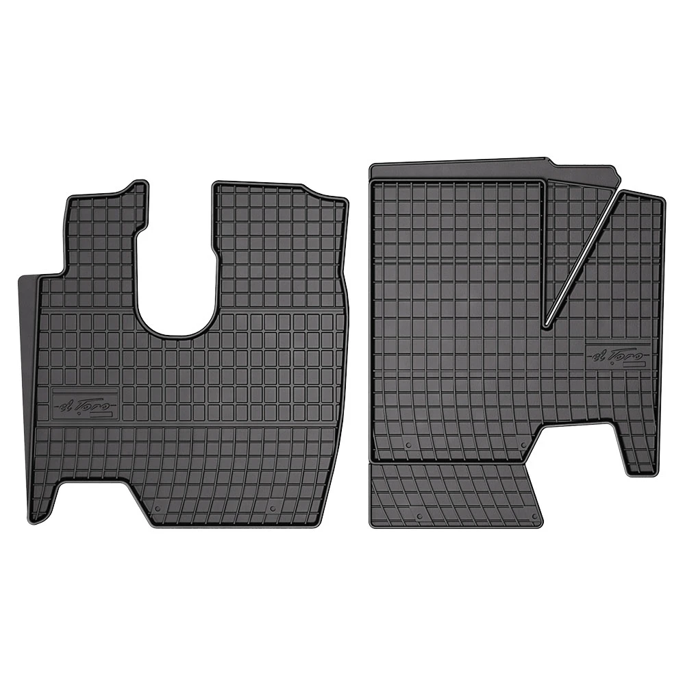 Mercedes Atego (1995-2005) λαστιχένια μαύρα πατάκια Frogum El Toro - 2τμχ Mercedes Atego (1995-2005) λαστιχένια μαύρα πατάκια Frogum El Toro - 2τμχ