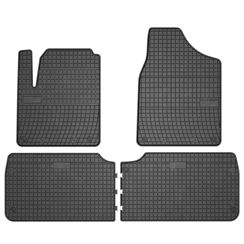 Ford Galaxy (1995-2006) / Seat Alhambra (1995-2010) / VW Sharan (1996-2010) λαστιχένια μαύρα πατάκια Frogum El Toro - 4τμχ Ford Galaxy (1995-2006) / Seat Alhambra (1995-2010) / VW Sharan (1996-2010) λαστιχένια μαύρα πατάκια Frogum El Toro - 4τμχ