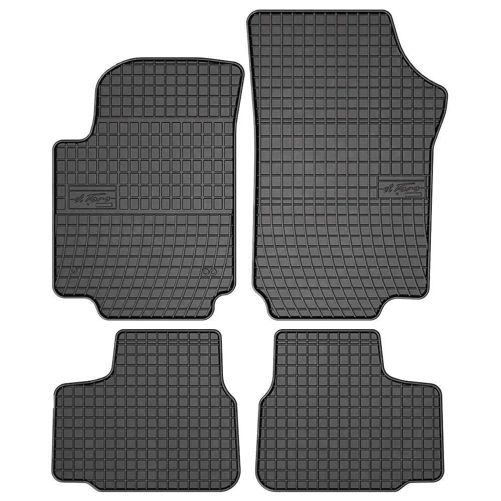 VW Up! / Skoda Citigo / Seat Mii (2011-2019) λαστιχένια μαύρα πατάκια Frogum El Toro - 4τμχ VW Up! / Skoda Citigo / Seat Mii (2011-2019) λαστιχένια μαύρα πατάκια Frogum El Toro - 4τμχ