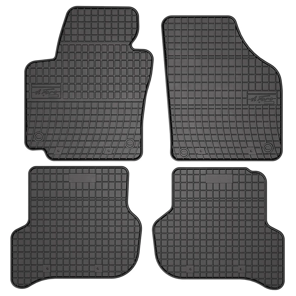 VW Golf 5 Plus / Seat Altea/Altea XL (2004-2015) λαστιχένια μαύρα πατάκια Frogum El Toro - 4τμχ VW Golf 5 Plus / Seat Altea/Altea XL (2004-2015) λαστιχένια μαύρα πατάκια Frogum El Toro - 4τμχ