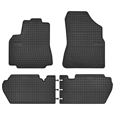 Citroen Berlingo / Peugeot Partner (2008-2014) λαστιχένια μαύρα πατάκια Frogum El Toro - 4τμχ