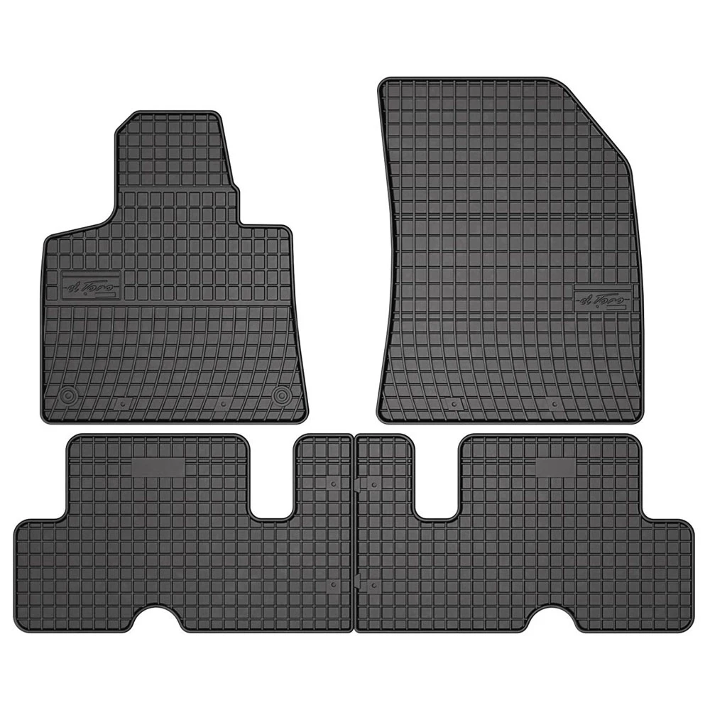 Citroen C4 Piccaso / Grand Picasso (2013+) / C4 Spacetourer (2018+) λαστιχένια μαύρα πατάκια Frogum El Toro - 4τμχ