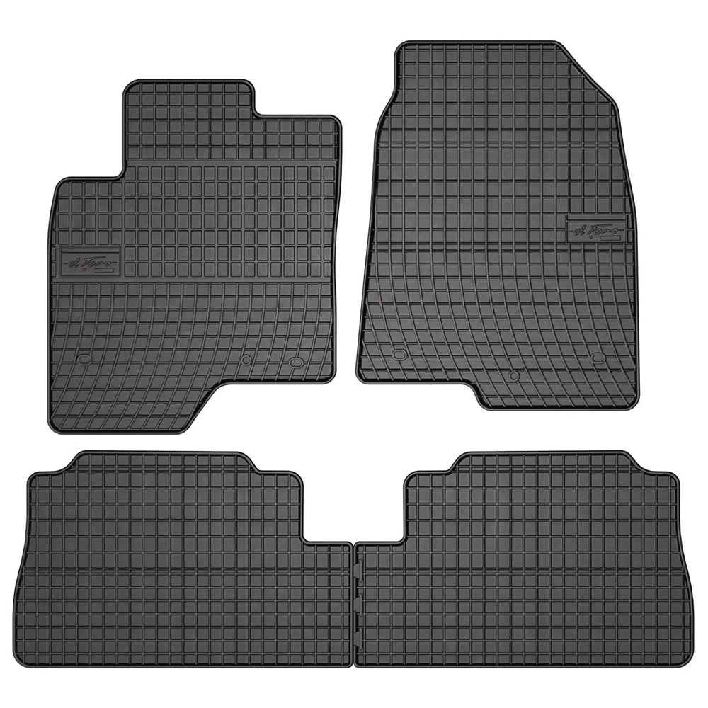 OPEL Antara / CHEVROLET Captiva (2006+) λαστιχένια μαύρα πατάκια Frogum El Toro - 4τμχ