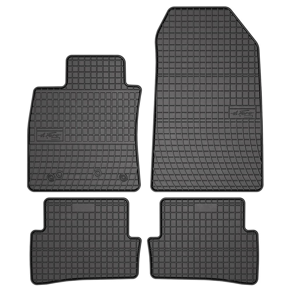 Renault Clio IV (2012-2019) λαστιχένια μαύρα πατάκια Frogum El Toro - 4τμχ Renault Clio IV (2012-2019) λαστιχένια μαύρα πατάκια Frogum El Toro - 4τμχ