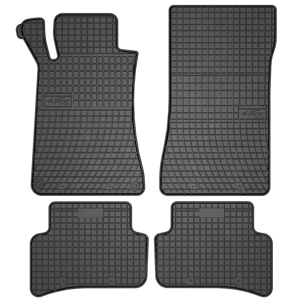 Mercedes W203 (2000-2007) λαστιχένια μαύρα πατάκια Frogum El Toro - 4τμχ Mercedes W203 (2000-2007) λαστιχένια μαύρα πατάκια Frogum El Toro - 4τμχ