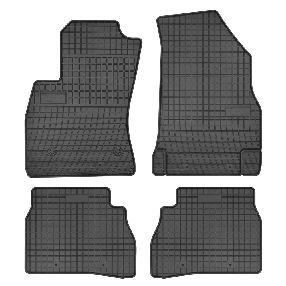 Fiat Doblo / Opel Combo (2012-2018) λαστιχένια μαύρα πατάκια Frogum El Toro - 4τμχ Fiat Doblo / Opel Combo (2012-2018) λαστιχένια μαύρα πατάκια Frogum El Toro - 4τμχ