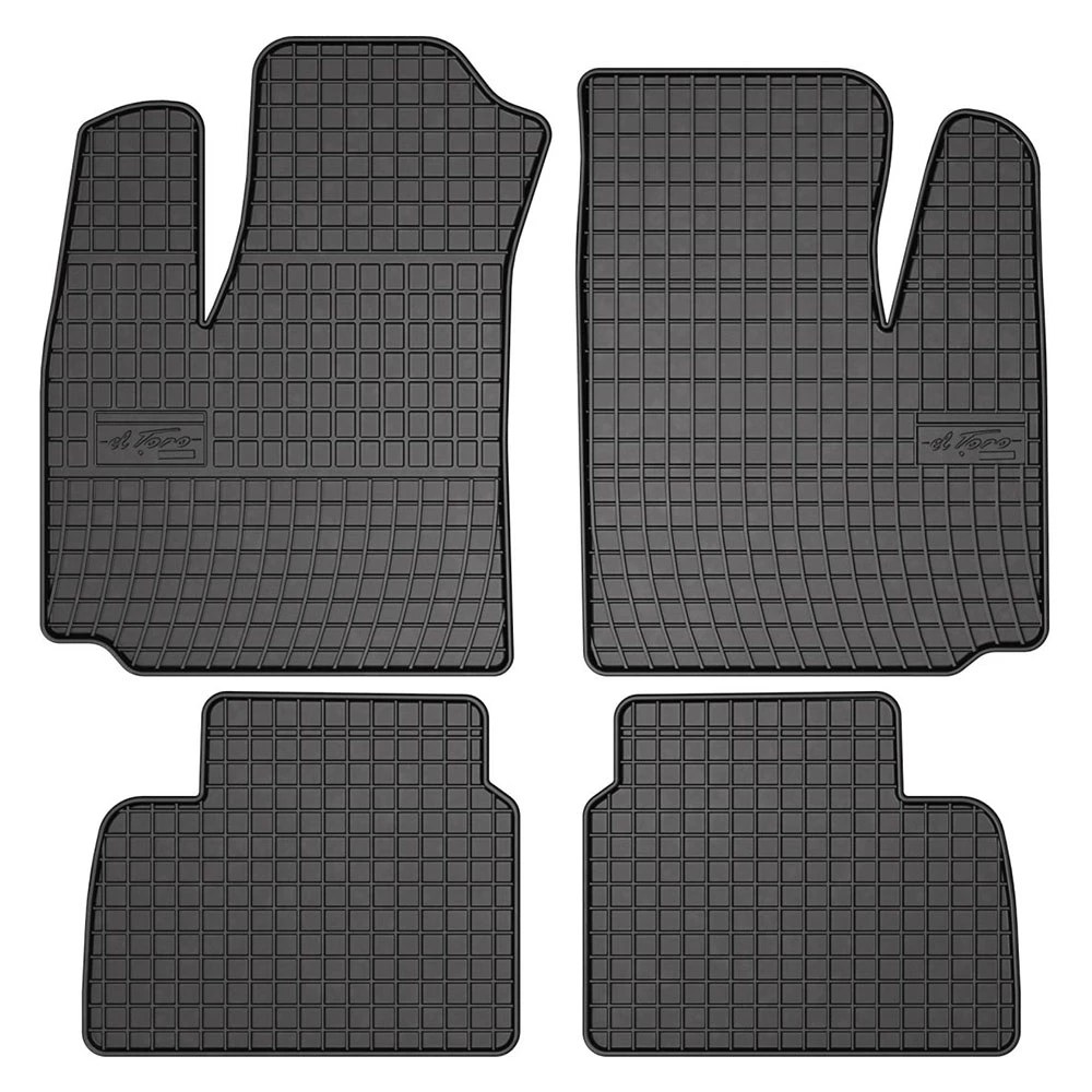 Fiat Doblo (2001-2008) λαστιχένια μαύρα πατάκια Frogum El Toro - 4τμχ Fiat Doblo (2001-2008) λαστιχένια μαύρα πατάκια Frogum El Toro - 4τμχ