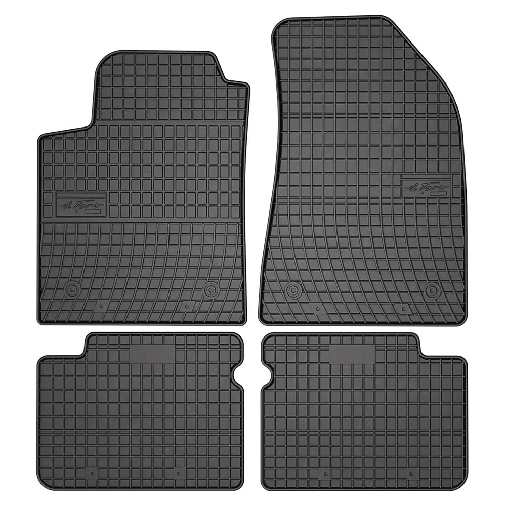 Fiat Bravo (2007-2014) λαστιχένια μαύρα πατάκια Frogum El Toro - 4τμχ Fiat Bravo (2007-2014) λαστιχένια μαύρα πατάκια Frogum El Toro - 4τμχ