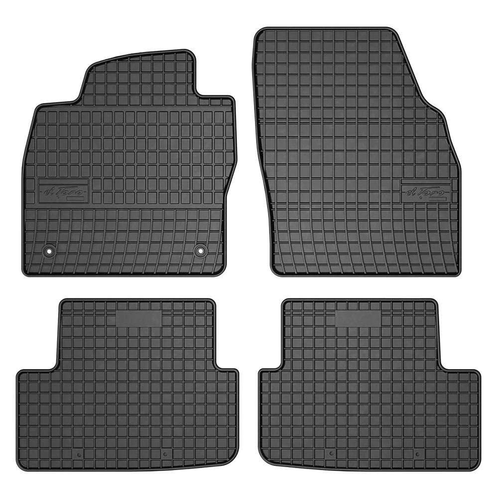Seat Ibiza V (2017+) / VW Polo VI (2017+) λαστιχένια μαύρα πατάκια Frogum El Toro - 4τμχ Seat Ibiza V (2017+) / VW Polo VI (2017+) λαστιχένια μαύρα πατάκια Frogum El Toro - 4τμχ