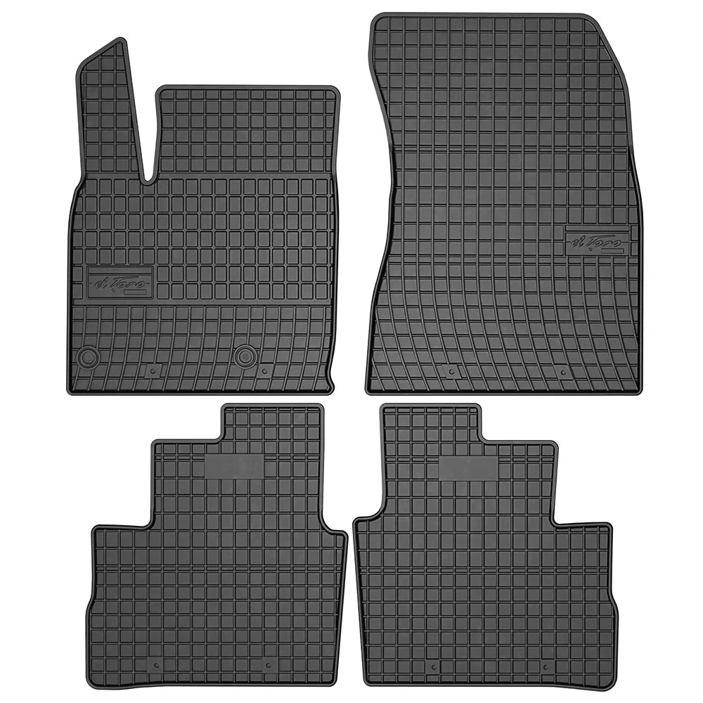 Nissan Qashqai (2021+) λαστιχένια μαύρα πατάκια Frogum El Toro - 4τμχ