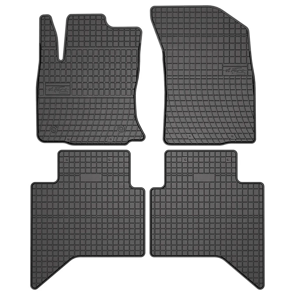 Toyota Hilux (2015+) λαστιχένια μαύρα πατάκια Frogum El Toro - 4τμχ Toyota Hilux (2015+) λαστιχένια μαύρα πατάκια Frogum El Toro - 4τμχ