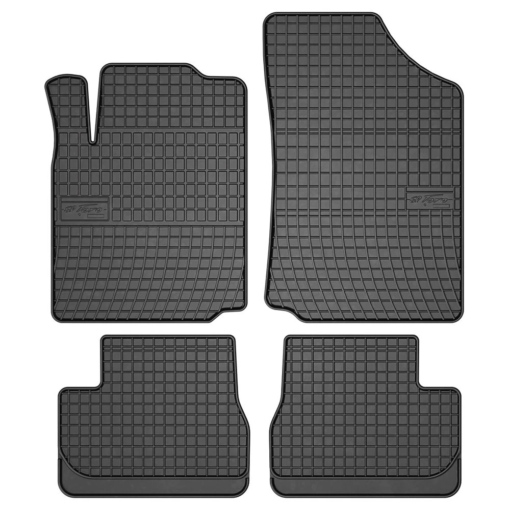 Citroen C2 / C3 (2002-2009) λαστιχένια μαύρα πατάκια Frogum El Toro - 4τμχ Citroen C2 / C3 (2002-2009) λαστιχένια μαύρα πατάκια Frogum El Toro - 4τμχ