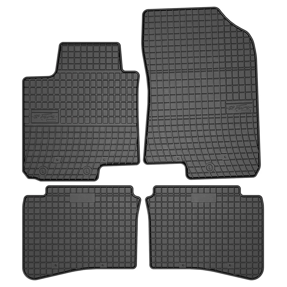 Hyundai i20 II (2014-2020) / i20 III (2020+) λαστιχένια μαύρα πατάκια Frogum El Toro - 4τμχ Hyundai i20 II (2014-2020) / i20 III (2020+) λαστιχένια μαύρα πατάκια Frogum El Toro - 4τμχ