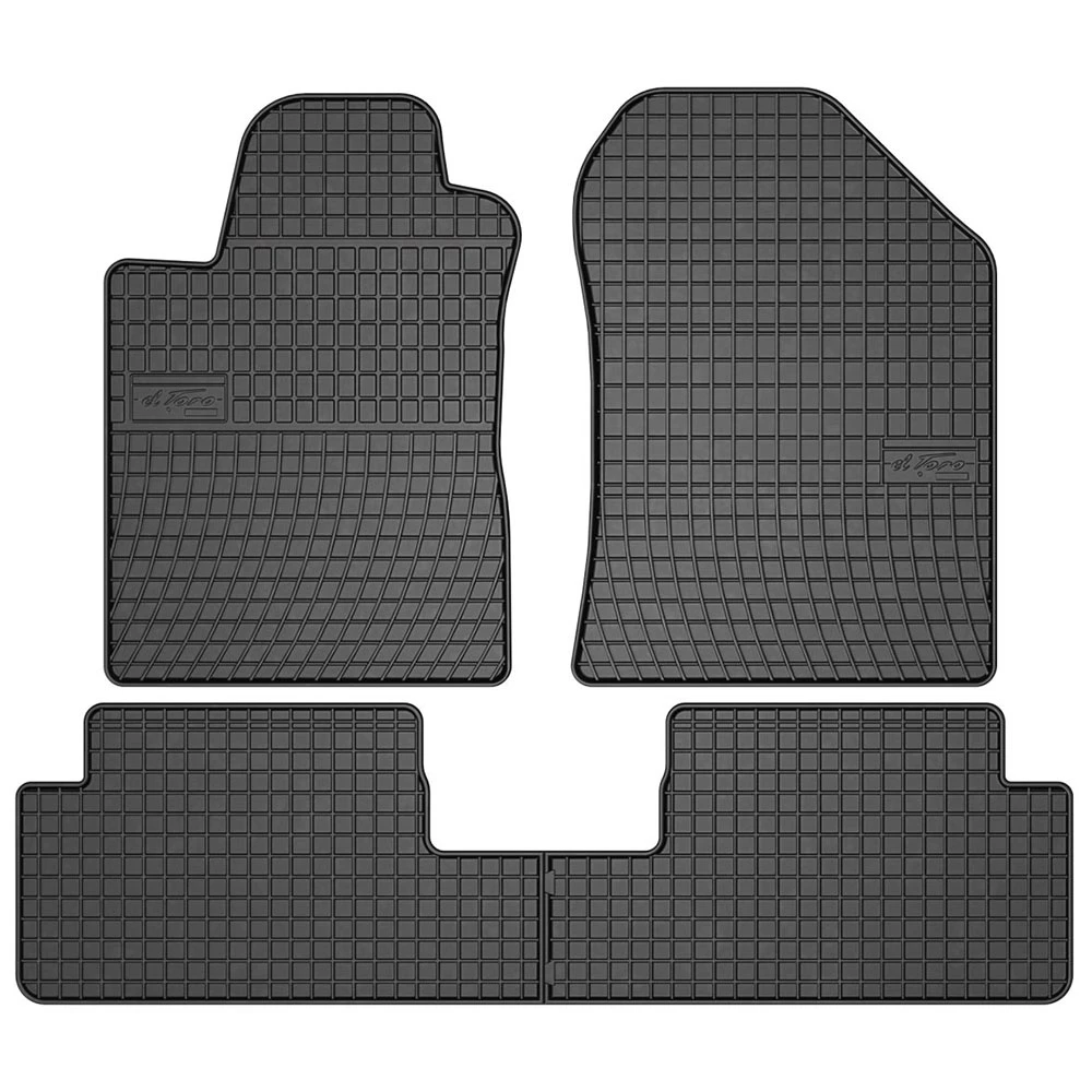 Toyota Corolla Verso (2004-2009) λαστιχένια μαύρα πατάκια Frogum El Toro - 4τμχ Toyota Corolla Verso (2004-2009) λαστιχένια μαύρα πατάκια Frogum El Toro - 4τμχ