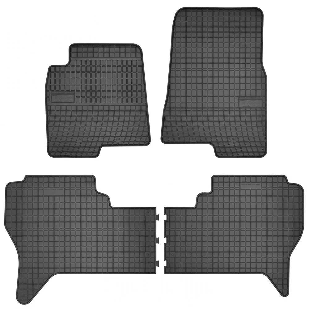 Mitsubishi Pajero (2001-2014) λαστιχένια μαύρα πατάκια Frogum El Toro - 4τμχ Mitsubishi Pajero (2001-2014) λαστιχένια μαύρα πατάκια Frogum El Toro - 4τμχ