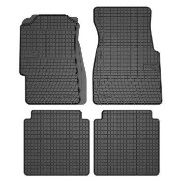 Honda Civic (1995-2001) 4D αγγλική και ευρωπαϊκή έκδοση λαστιχένια μαύρα πατάκια Frogum El Toro - 4τμχ