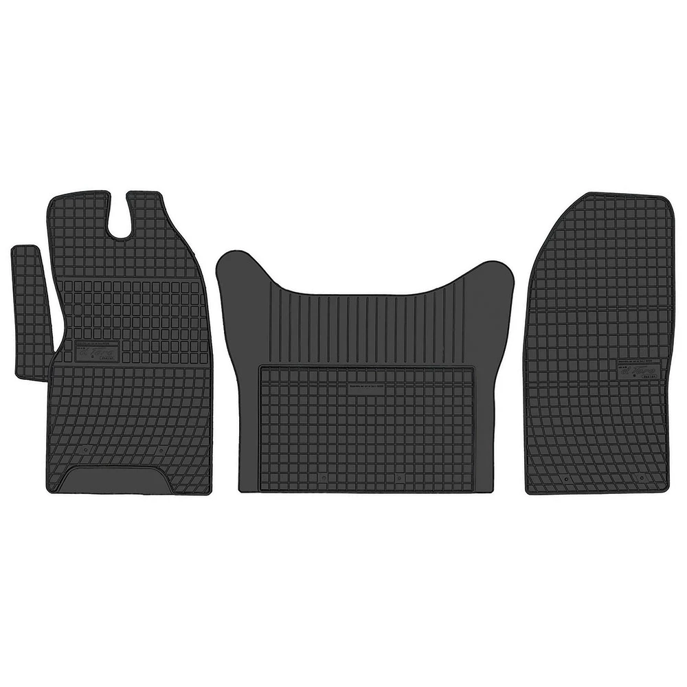 Iveco Daily (2016+) λαστιχένια μαύρα πατάκια Frogum El Toro - 3τμχ