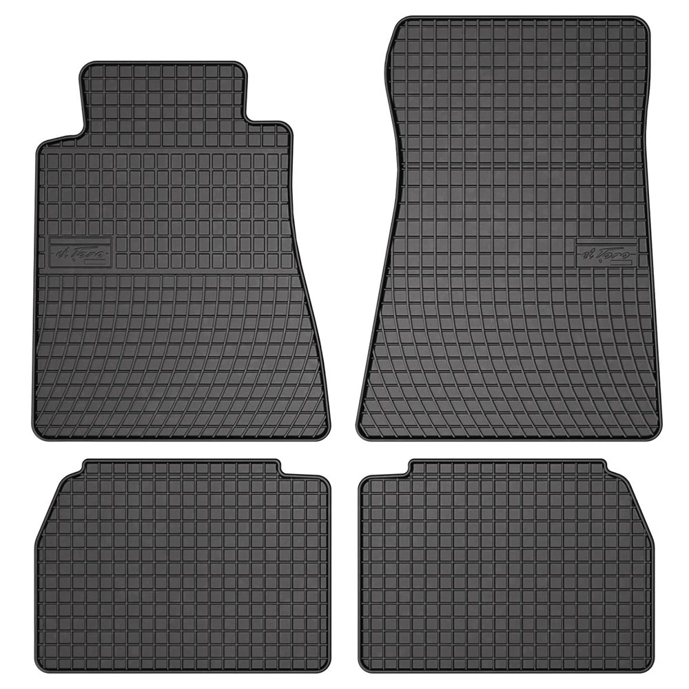 Mercedes W201 (1982-1993) λαστιχένια μαύρα πατάκια Frogum El Toro - 4τμχ Mercedes W201 (1982-1993) λαστιχένια μαύρα πατάκια Frogum El Toro - 4τμχ