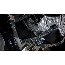 Toyota Yaris Hybrid (2020+) /  Yaris Cross (2020+) / Mazda 2 Hybrid (2022+) λαστιχένια μαύρα πατάκια σκαφάκια Frogum ProLine - 3τμχ