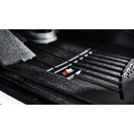 Toyota Yaris Hybrid (2020+) /  Yaris Cross (2020+) / Mazda 2 Hybrid (2022+) λαστιχένια μαύρα πατάκια σκαφάκια Frogum ProLine - 3τμχ