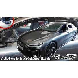 Audi A6 E-Tron 5 Doors Sportback (έκδοση με κάμερες) (2024+) ανεμοθραύστες Heko - 4τμχ. εμπρός και πίσω