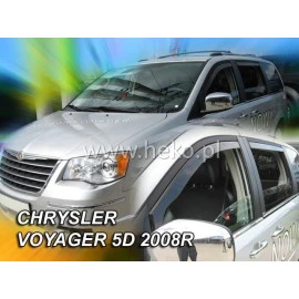 Chrysler Voyager Grand / Dodge Grand Caravan / Lancia Voyager (2008+) 5 Door ανεμοθραύστες Heko - 2τμχ. εμπρός
