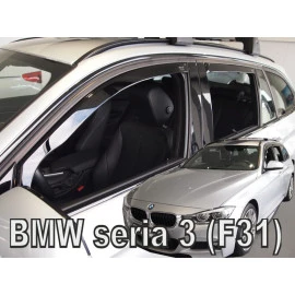 BMW 3 F31 (2012+) Touring ανεμοθραύστες Heko - 4τμχ. εμπρός και πίσω