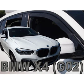 BMW X4 G02 (2018+) 5 Door ανεμοθραύστες Heko - 2τμχ. εμπρός