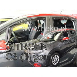 Citroen C3 III (2017+) 5D ανεμοθραύστες Heko - 4τμχ. εμπρός και πίσω Citroen C3 III (2017+) 5D ανεμοθραύστες Heko - 4τμχ. εμπρός και πίσω