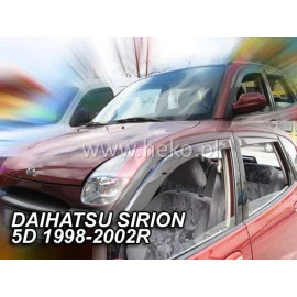 Daihatsu Sirion (1998-2005) 5 Door ανεμοθραύστες Heko - 2τμχ. εμπρός