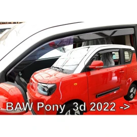 BAW Pony (2022+) 3 Door ανεμοθραύστες Heko - 2τμχ. εμπρός