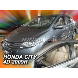 Honda City (2008+) Sedan ανεμοθραύστες Heko - 2τμχ. εμπρός