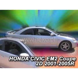 Honda Civic VII (2001-2005) Coupe ανεμοθραύστες Heko - 2τμχ