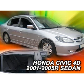 Honda Civic VII (2001-2005) Sedan ανεμοθραύστες Heko - 4τμχ. εμπρός και πίσω